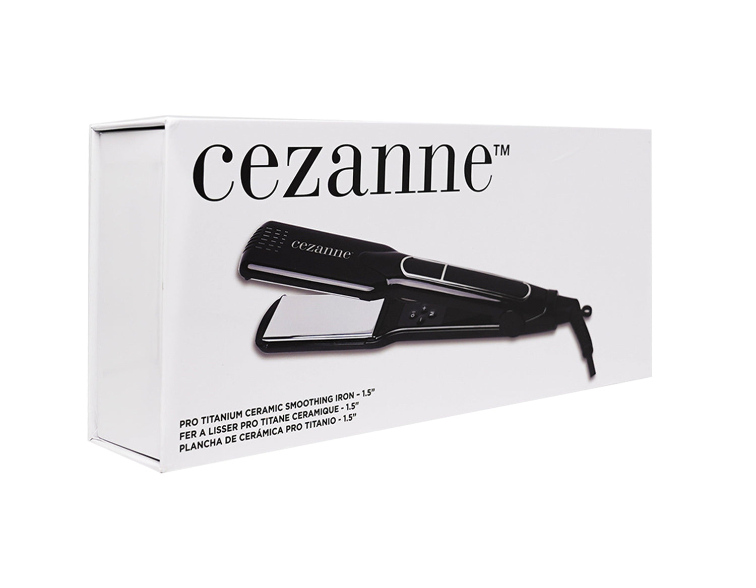 Pro Titanium Ceramic Smoothing Iron - Cezanne Hair